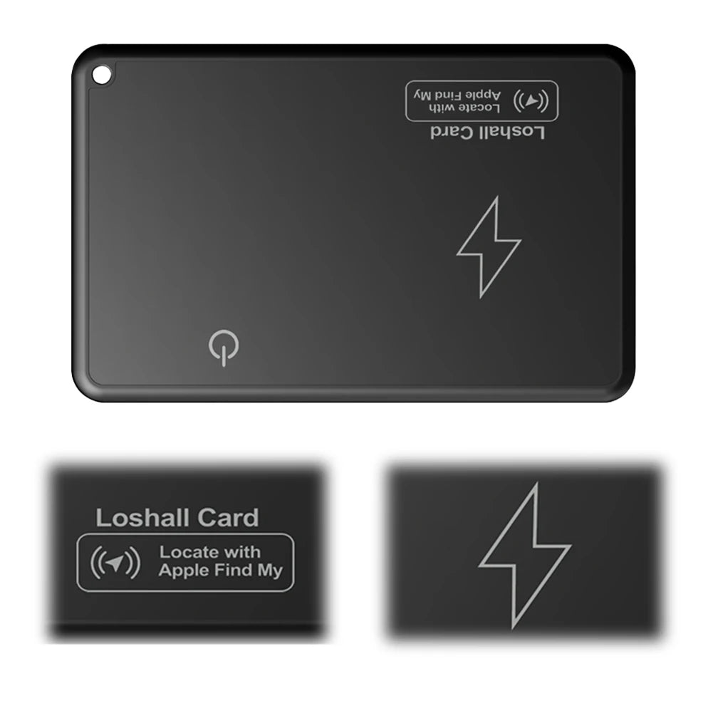 Wallet Tracker Card Wireless Charging Tracking Location Gps Locator Smart Tag for Iphone Apple Device Find My Airtag GPS Locator