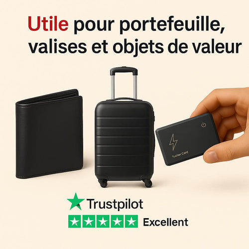 La carte de suivi #N°1 pour localiser instantanément votre valise, passeport, portefeuille et vos objets — #Meilleure vente
